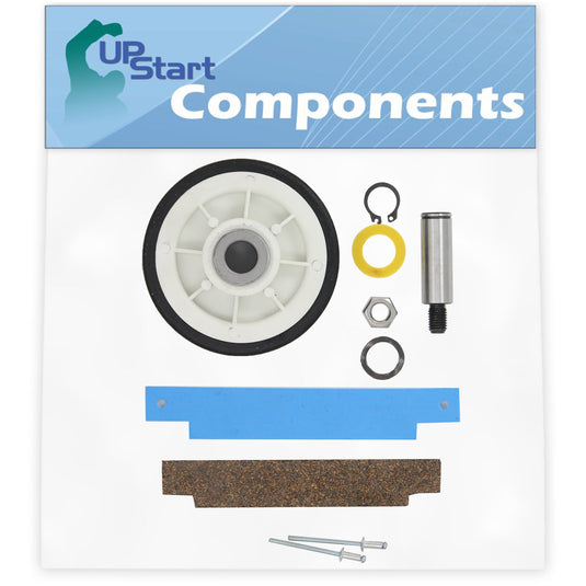 12001541 Drum Support Roller Kit & 306508 Bearing Kit Replacement for Maytag Dryers