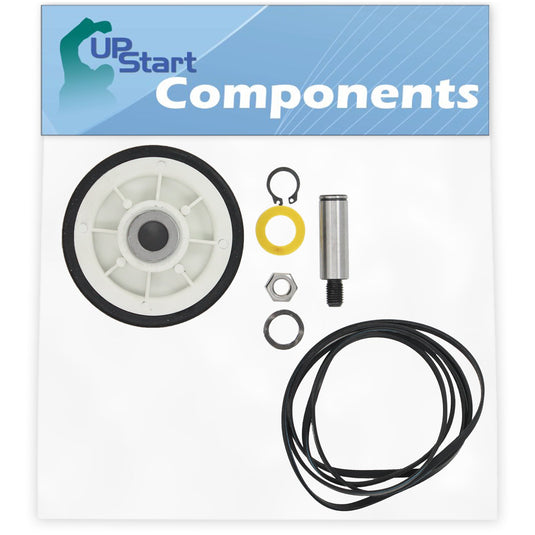12001541 Drum Support Roller Kit & 312959 Belt Replacement for Maytag Dryers