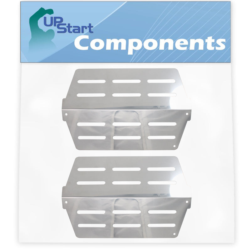 Load image into Gallery viewer, BBQ Grill Heat Shield Plate Tent Replacement for Weber 65505, 6670001, 6570001, 6511001, 7622, 6531001, 6611001, 6650001, 6531301, 6621301 - Stainless Steel Flame Tamer Burner Cover 13 1/4"