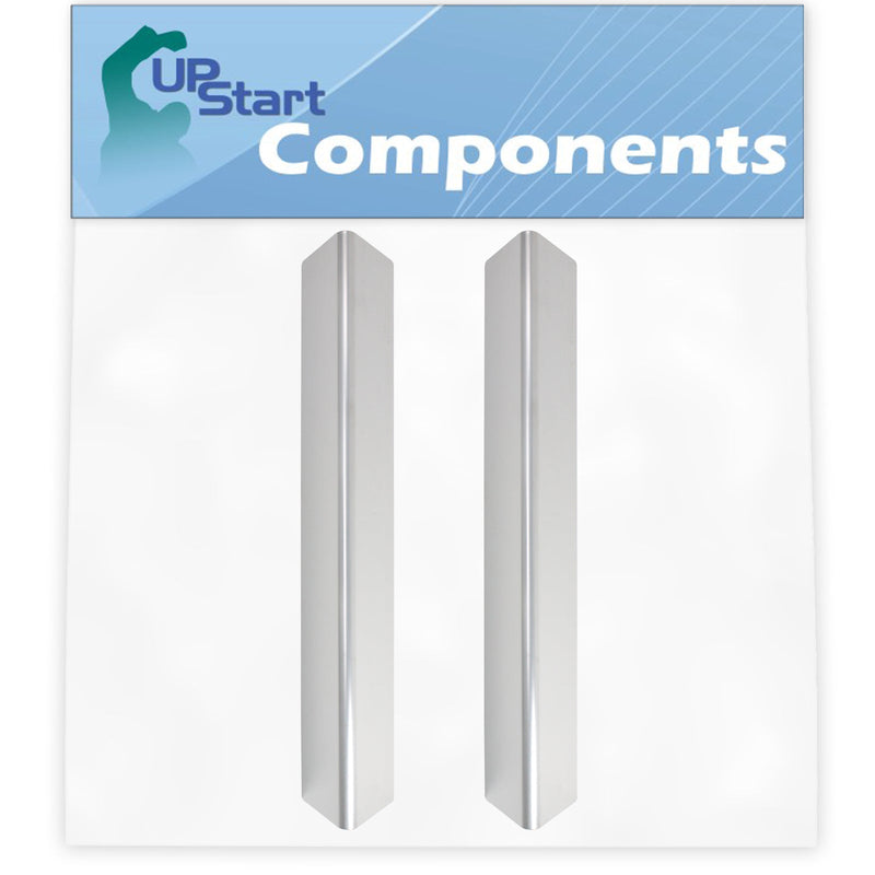 Load image into Gallery viewer, BBQ Grill Heat Shield Plate Tent Replacement for Weber 46510001, 7636, 47510001, 46810001, 47513101, 46710001, 46513101, 46500401, 46700401 - Stainless Steel Flame Tamer Burner Cover 15 5/16"