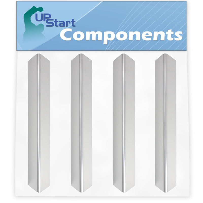 Load image into Gallery viewer, BBQ Grill Heat Shield Plate Tent Replacement for Weber 46510001, 7636, 47510001, 46810001, 47513101, 46710001, 46513101, 46500401, 46700401 - Stainless Steel Flame Tamer Burner Cover 15 5/16"