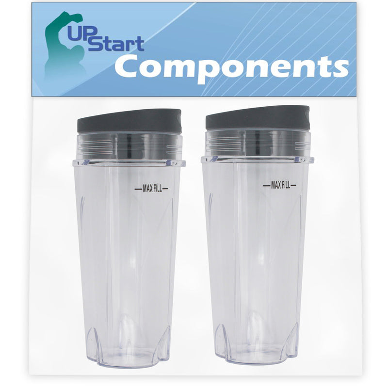 Load image into Gallery viewer, 2 Pack UpStart Components Replacement 16 oz Cup for Ninja Blenders