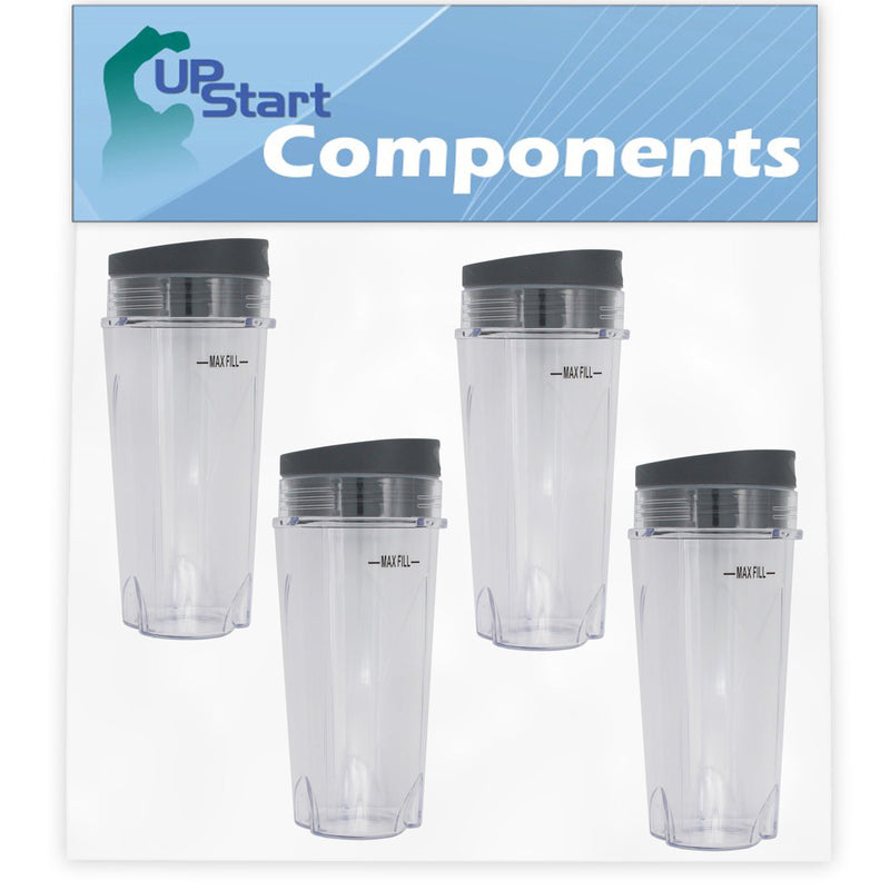 Load image into Gallery viewer, 2 Pack UpStart Components Replacement 16 oz Cup for Ninja Blenders