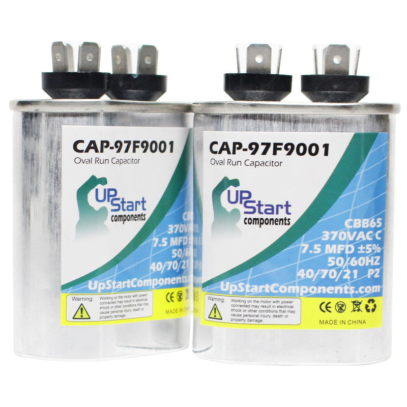 Load image into Gallery viewer, 7.5 MFD 370 Volt Oval Motor Run Capacitor Replacement for Aerovox 81A3901