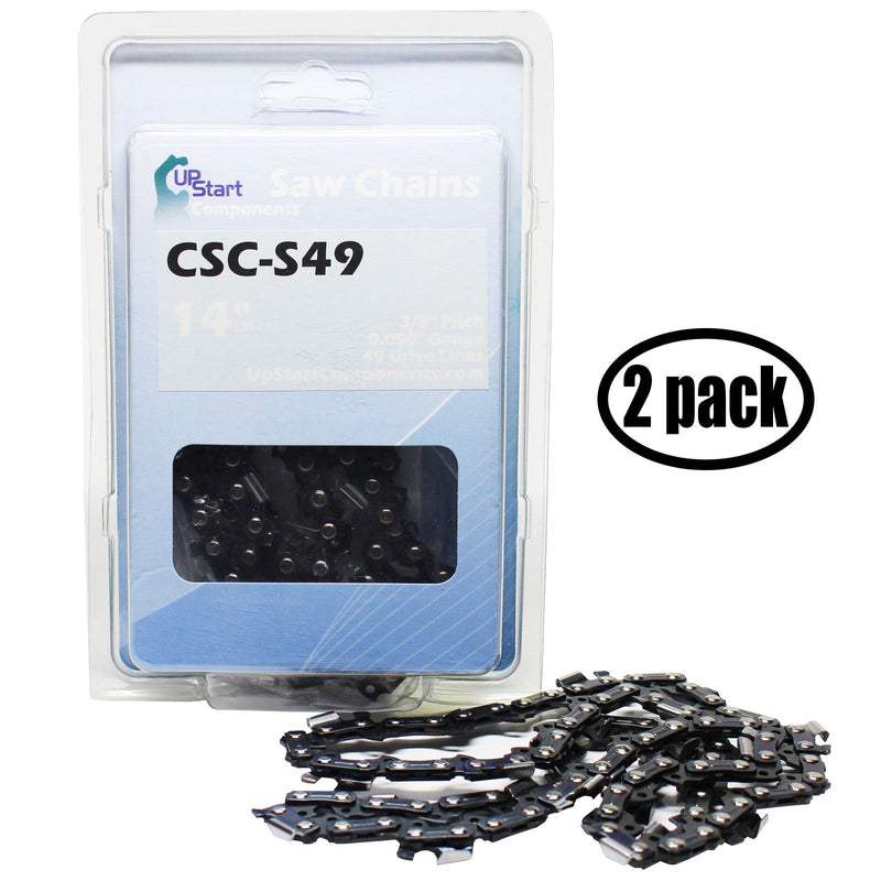 Load image into Gallery viewer, 14-Inch Chainsaw Chain Replacement - 3/8" Pitch, .050" Gauge, 49 Drive Links