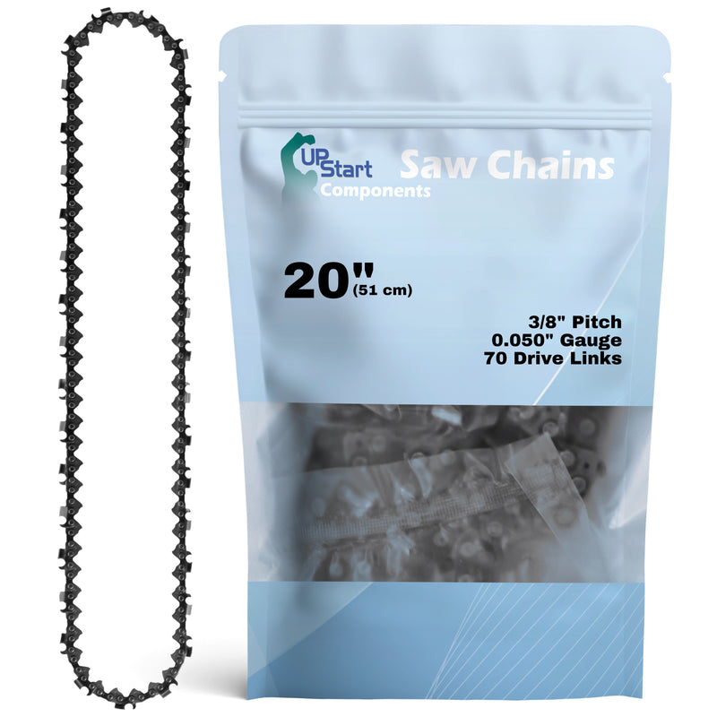 Load image into Gallery viewer, 20-Inch Chainsaw Chain Replacement - 3/8" Pitch, .050" Gauge, 70 Drive Links