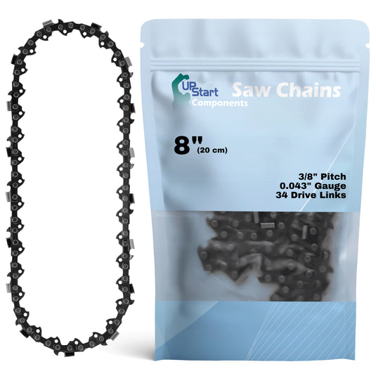 8-Inch Chainsaw Chain Replacement - 3/8