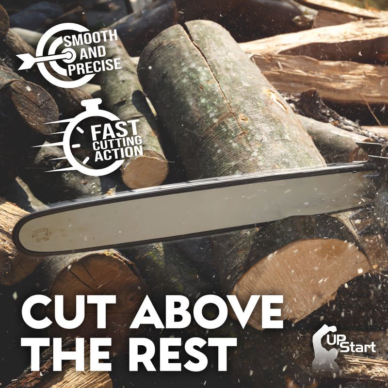 Load image into Gallery viewer, 14-Inch Chainsaw Chain Replacement - 3/8" Pitch, .043" Gauge, 52 Drive Links