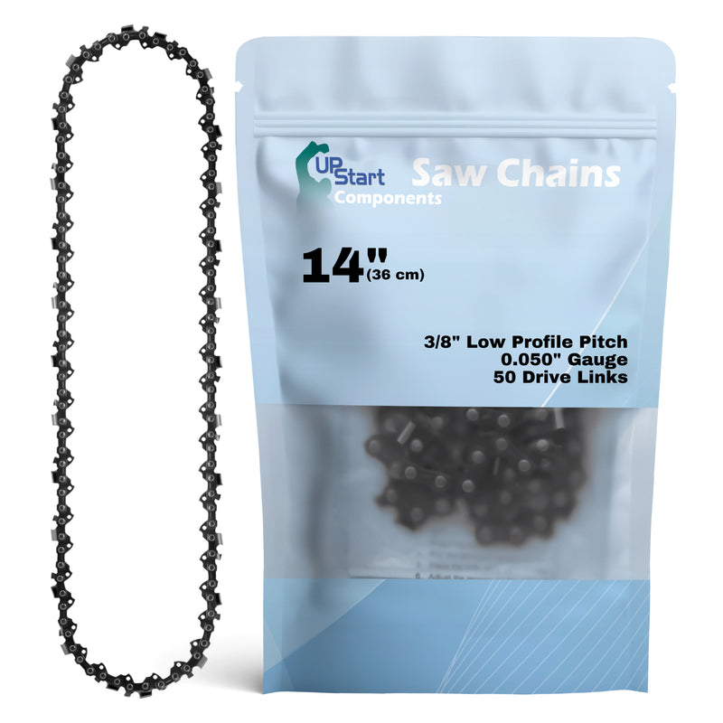 Load image into Gallery viewer, 14-Inch Chainsaw Chain Replacement - 3/8" Pitch, .050" Gauge, 50 Drive Links