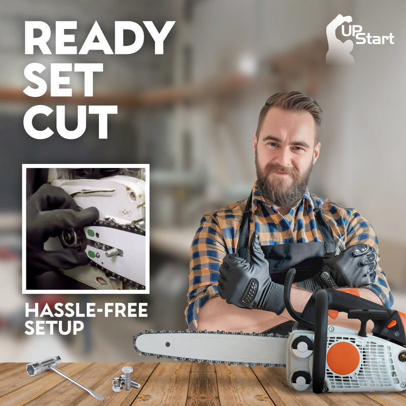 Load image into Gallery viewer, 14-Inch Chainsaw Chain Replacement - 3/8" Pitch, .050" Gauge, 50 Drive Links