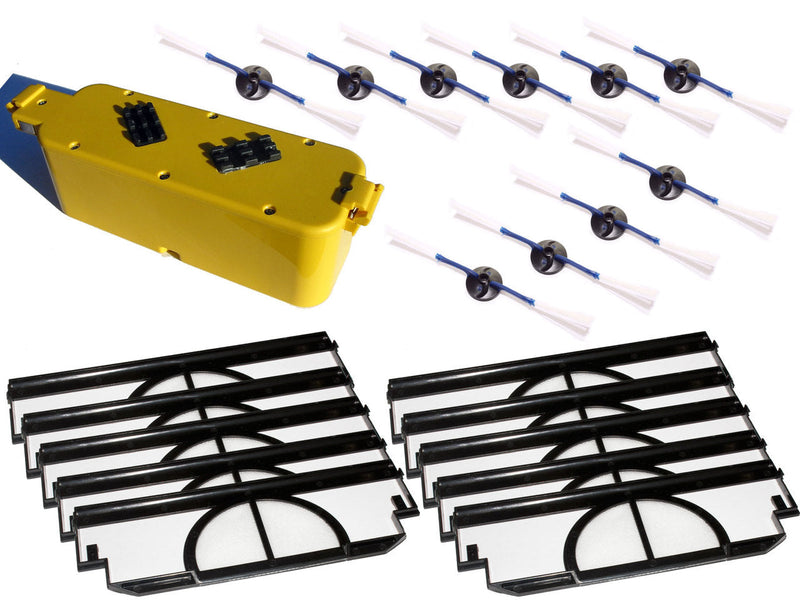 Load image into Gallery viewer, iRobot Roomba 400 Kit - Includes 1 Battery, 1 Side Brushes and 1 Filters