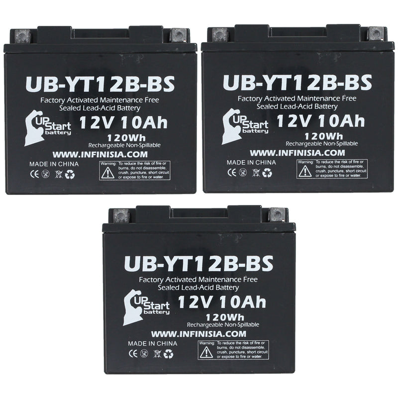 Load image into Gallery viewer, Replacement for YT12B-BS Battery 12V 10AH SLA