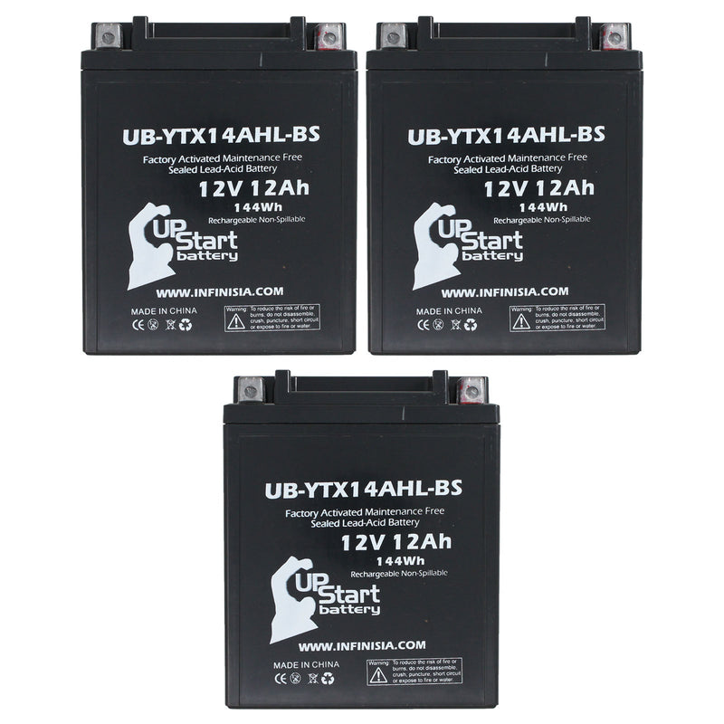 Load image into Gallery viewer, Replacement for YTX14AHL-BS Battery 12V 12AH SLA