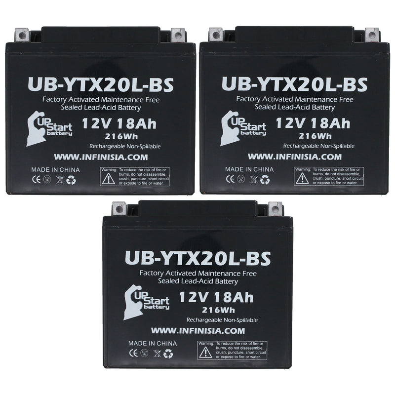Load image into Gallery viewer, Replacement for YTX20L-BS Battery 12V 18AH SLA