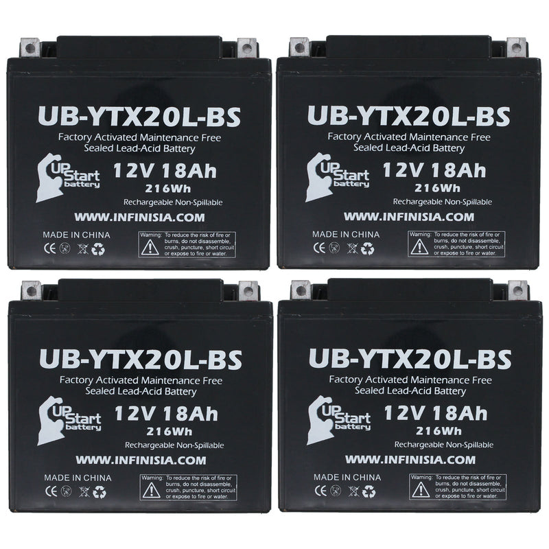Load image into Gallery viewer, Replacement for YTX20L-BS Battery 12V 18AH SLA