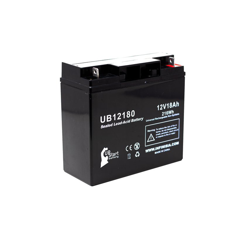 Load image into Gallery viewer, Access Battery 12581 Battery - Replaces UB12180 Universal Sealed Lead Acid Batteries (12V, 18Ah, 18000mAh, T4 Terminal, AGM, SLA, One Year Warranty)