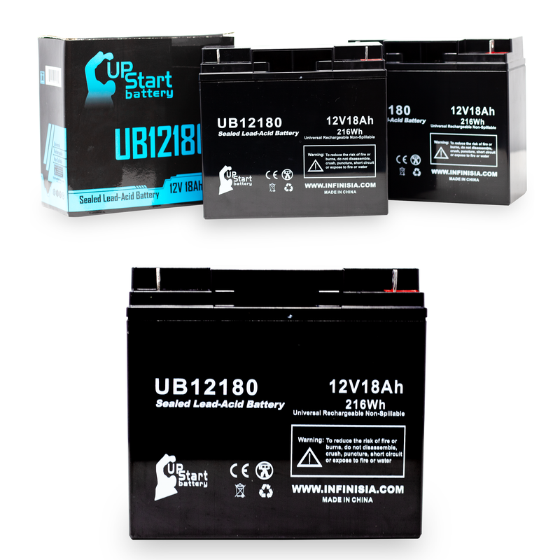 Load image into Gallery viewer, Access Battery 12581 Battery - Replaces UB12180 Universal Sealed Lead Acid Batteries (12V, 18Ah, 18000mAh, T4 Terminal, AGM, SLA, One Year Warranty)