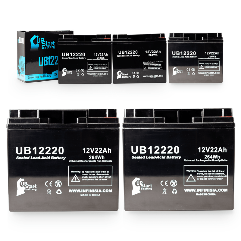 Load image into Gallery viewer, UB12220 Sealed Lead Acid Battery Replacement (12V, 22Ah, T4 Terminal, AGM, SLA)