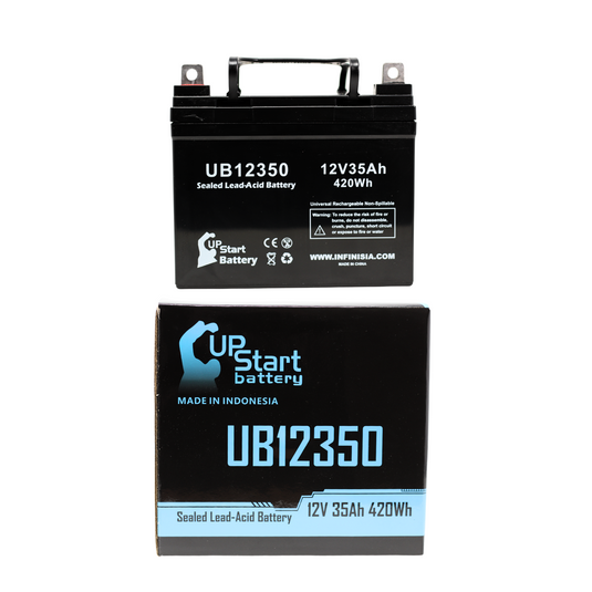 UB12350 Sealed Lead Acid Battery Replacement (12V, 35Ah, Internal Thread Terminal, Group U1, AGM, SLA)