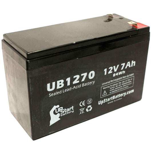 UB1270 Sealed Lead Acid Battery Replacement (12V, 7Ah, 7000mAh, F1 Terminal, AGM, SLA)