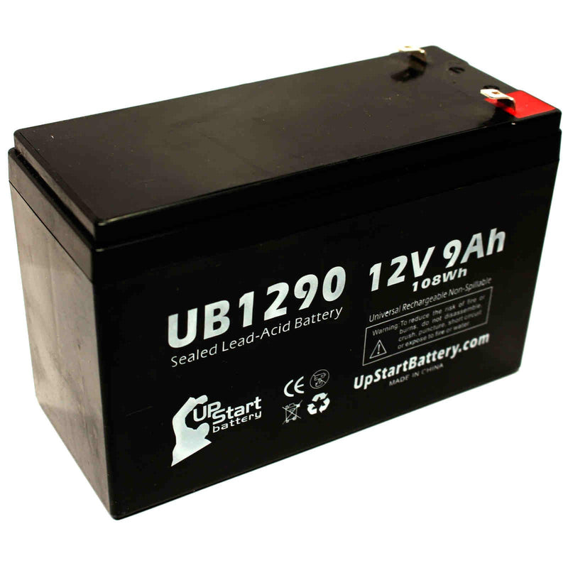Load image into Gallery viewer, UB1290 Sealed Lead Acid Battery Replacement (12V, 9Ah, F1 Terminal, AGM, SLA)