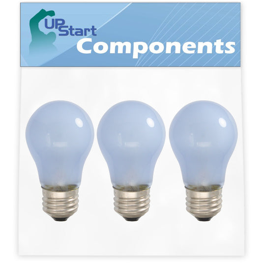 3-Pack 241555401 Refrigerator Light Bulb Replacement for Frigidaire FRS6LR5EB3 Refrigerator