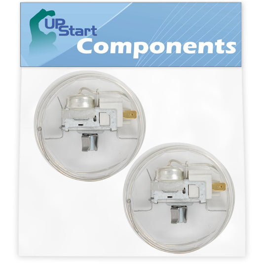 2-Pack 2198202 Cold Control Thermostat Replacement for Whirlpool Refrigerators