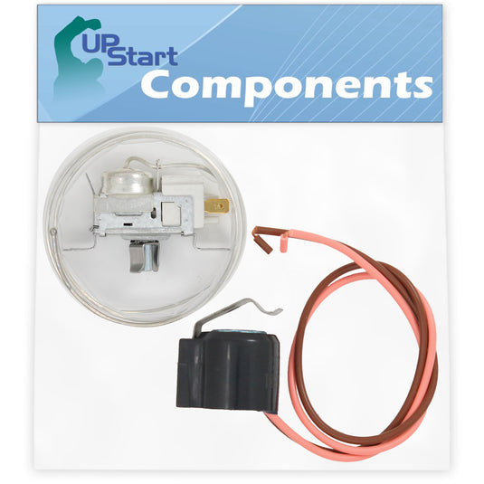 2198202 Cold Control Thermostat & W10225581 Defrost Thermostat Replacement for Whirlpool Refrigerators