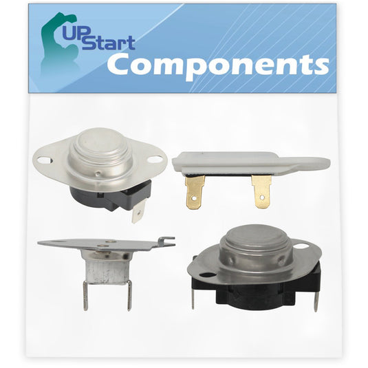 3390291 Thermostat & 3392519 Thermal Fuse & 279769 Thermal Cut-Off Kit Replacement for Whirlpool Dryers
