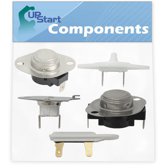 3390291 Thermostat, 8577274 Thermistor, 279769 Thermal Cut-Off Kit & 3392519 Thermal Fuse Replacement for Whirlpool Dryers