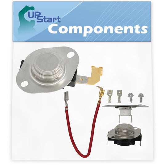 3977767 Dryer Thermostat & 279816 Thermostat Kit Replacement for Whirlpool & Maytag Dryers