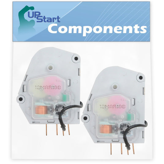 2-Pack W10822278 Refrigerator Defrost Timer Replacement for Whirlpool ED25RFXFW01 Refrigerator