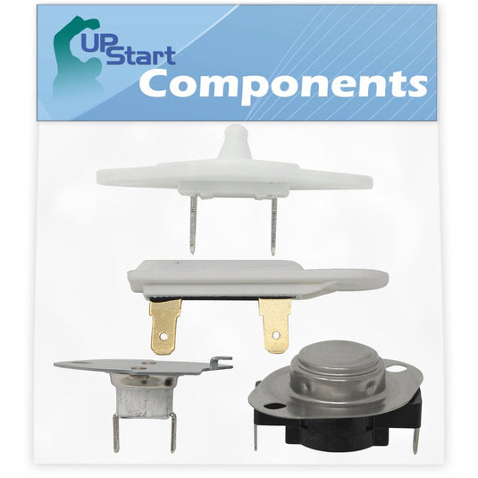 8577274 Dryer Thermistor & 3392519 Thermal Fuse & 279769 Cut-Off Kit Replacement for Whirlpool & KitchenAid Dryers