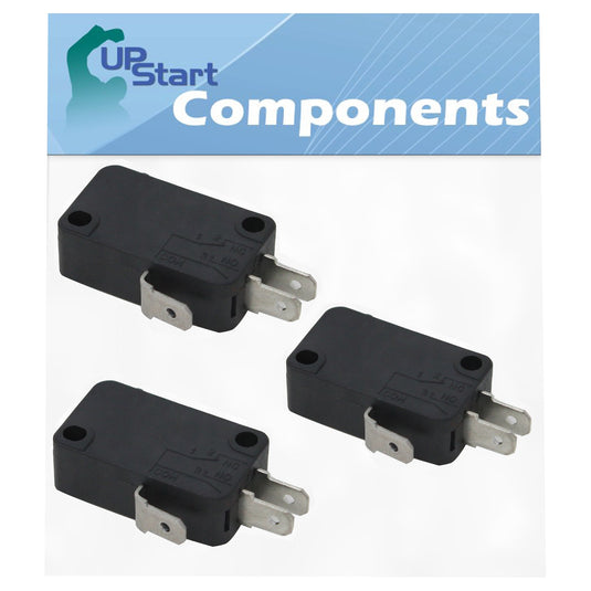 W10269458 Microwave Door Switch Replacement for Whirlpool Wmh1163xvs 1, Whirlpool Wmh1163xvq1, Whirlpool Wmh2175xvb2, Whirlpool Wmh32517as0, Whirlpool W10269458, Maytag Amv1150vab0
