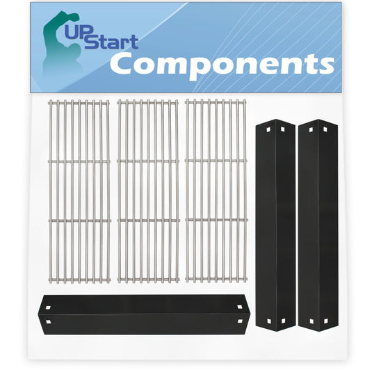 BBQ Grill Cooking Grates & Heat Shield Plate Tent Replacement Parts for Chargriller 3001