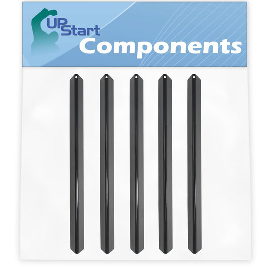 BBQ Grill Heat Shield Plate Tent Replacement for Weber 3711001, 4411001, 7535, 3811001, 551201, 4511001, 551701, 651701, 651201, 551798, 651798 - Porcelain Steel Flame Tamer, Burner Cover 21.5"