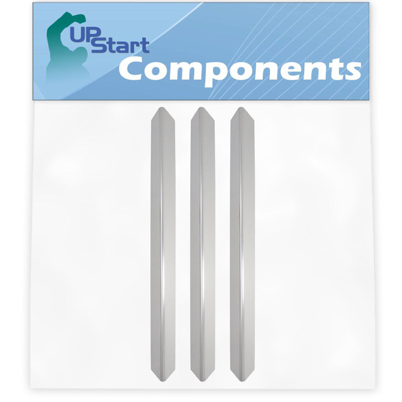 Load image into Gallery viewer, BBQ Grill Heat Shield Plate Tent Replacement for Weber 3741001, 3751001, 3741301 Genesis Ep-310 Lp, 3751301 Ep-320 Lp, Esp-310 Lp 2007 - bbq Stainless Steel Flame Tamer, Burner Cover 24 1/2"
