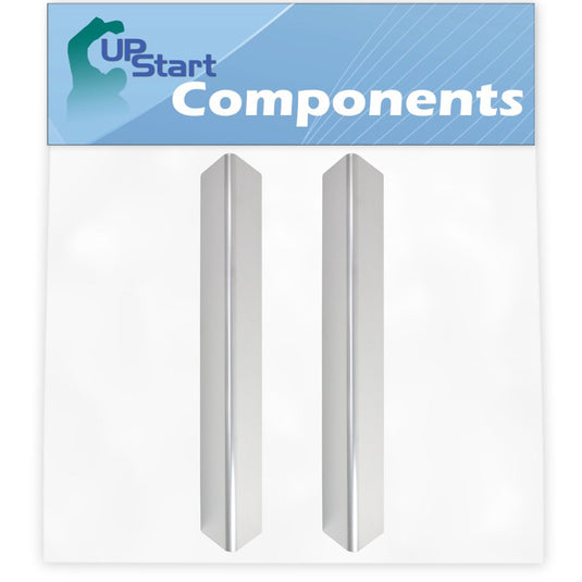 BBQ Grill Heat Shield Plate Tent Replacement for Weber 46510001, 7636, 47510001, 46810001, 47513101, 46710001, 46513101, 46500401, 46700401 - Stainless Steel Flame Tamer Burner Cover 15 5/16"