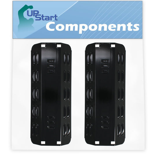 BBQ Grill Heat Shield Plate Tent Replacement for Master Forge Mfa350cnp, Master Forge Mfa350bnp, Dyna Glo Dgp350np, Part Number 93501 - Porcelain Steel Flame Tamer Burner Cover 14 7/8"