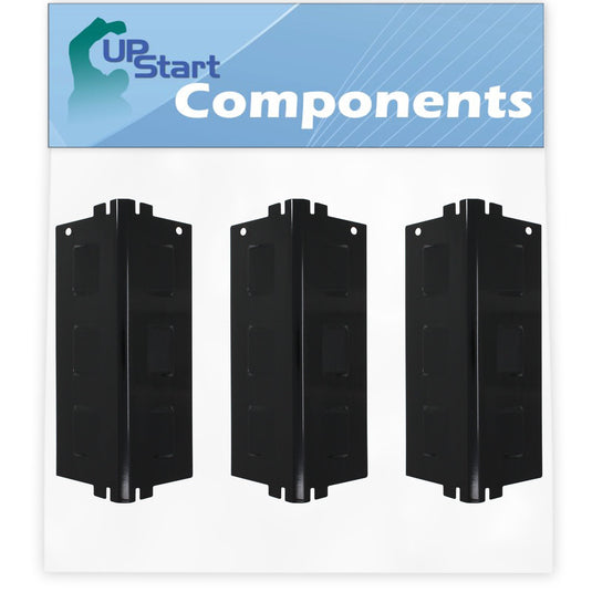 BBQ Grill Heat Shield Plate Tent Replacement for Charbroil 463453205, Charbroil 463452205, Charbroil 463351305, 463453305, 463453306 - Barbeque Porcelain Steel Flame Tamer, Burner Cover 11 3/4"