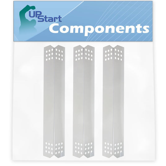 BBQ Grill Heat Shield Plate Tent Replacement for Jenn Air 720 0727, Kitchenaid 720 0826, Kitchenaid 720 0745b, Kitchenaid 860 0003, Jenn Air 720 0709 - Stainless Steel Burner Cover 16 1/8"