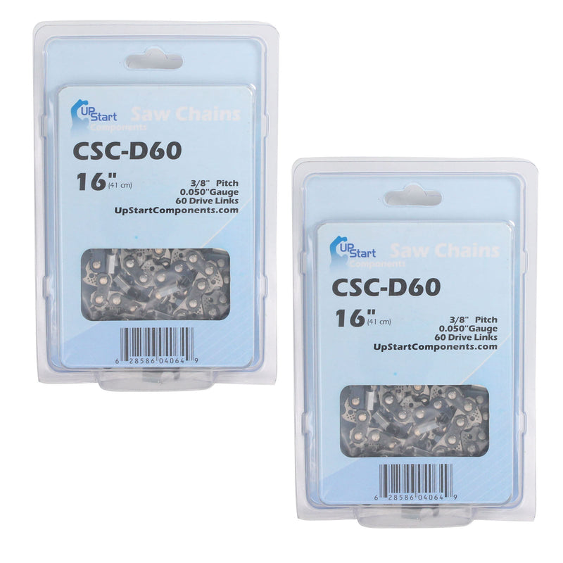 Load image into Gallery viewer, 16-Inch Chainsaw Chain Replacement - 3/8&quot; Pitch, .050&quot; Gauge, 60 Drive Links
