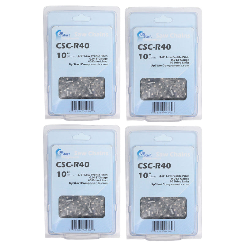 Load image into Gallery viewer, 10-Inch Chainsaw Chain Replacement - 3/8&quot; Pitch, .043&quot; Gauge, 40 Drive Links

