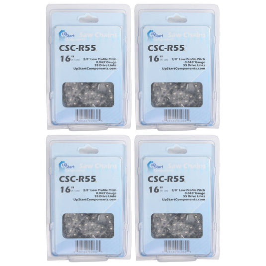 16-Inch Chainsaw Chain Replacement - 3/8" Pitch, .043" Gauge, 55 Drive Links