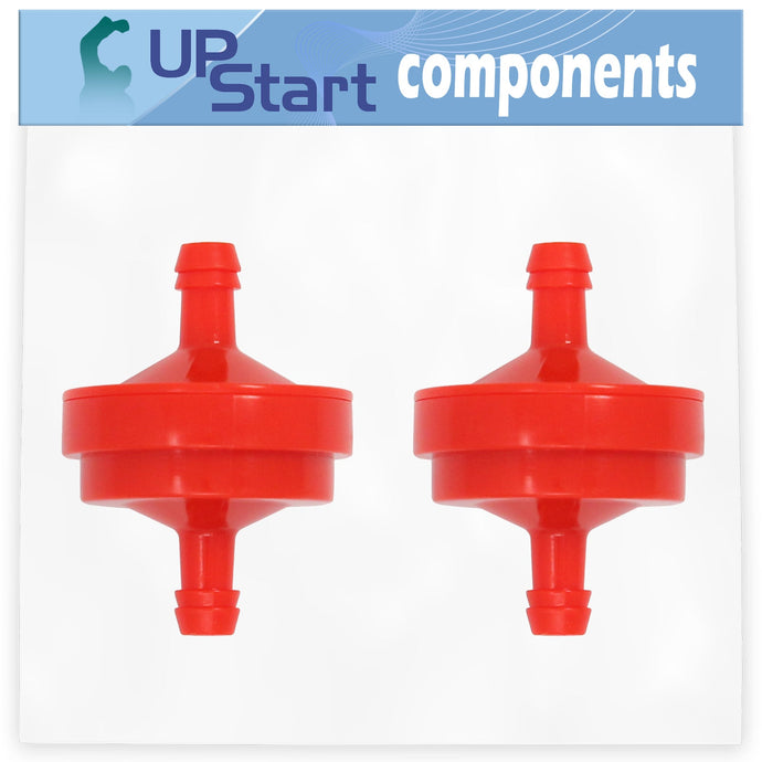 2-Pack 394358 Fuel Filter Replacement for Briggs & Stratton 080301-1511-01 - Compatible with 298090S Fuel Filter 150 Micron