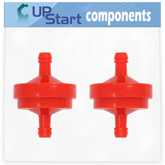 2-Pack 394358 Fuel Filter Replacement for Briggs & Stratton 080301-1511-01 - Compatible with 298090S Fuel Filter 150 Micron