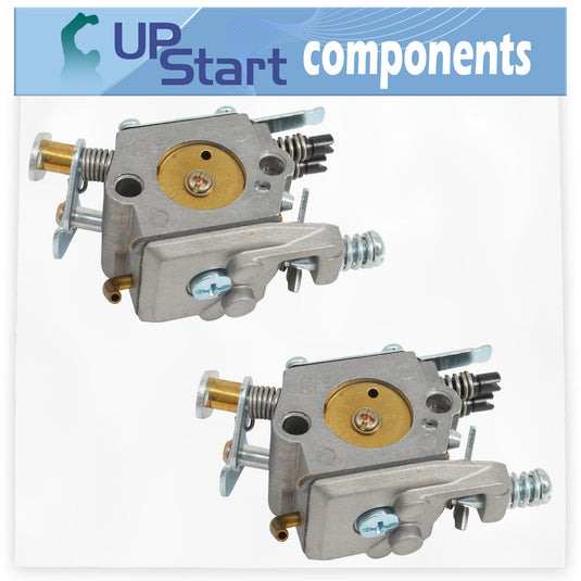 2-Pack 530071987 Carburetor Replacement for Poulan 530071987 - Compatible with 530035330 Carburetor