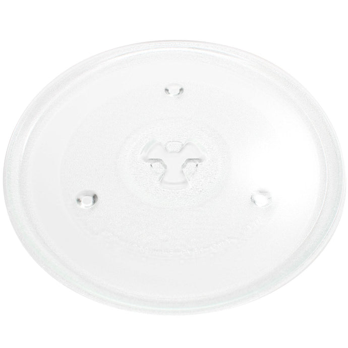Microwave Glass Turntable Plate / Tray Replacement for Avanti, Emerson, Sunbeam, Magic Chef, Haier, Oster, GE, Sanyo, Danby, Chefmate, Tatung, Hamilton Beach, Panasonic 10 1/2