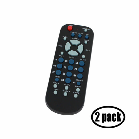 Replacement for RCA RCR503BZ 3-Device Universal Remote Control- Works with Samsung, LG, Vizio, Sony, Insignia, Hisense, Element, Sharp, Sceptre, Toshiba, Westinghouse, RCA, Philips, Panasonic TVs
