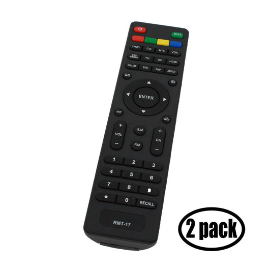 Replacement for Westinghouse RMT17 TV Remote Control - Works with Westinghouse LD 2480, RMT 17, DW32H1G1, VR 3215, LD 3240, VR 2218, EW32S5KW, EW32S3PW, EW37S5KW, EU24H1G1, EW24T7EW, EW39T5KW TVs